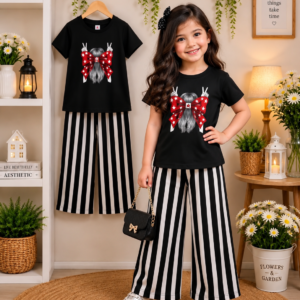 Short Sleeve & Long Pant Set